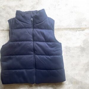 Badgley Mischka Dark Blue Kids Puffer Vest